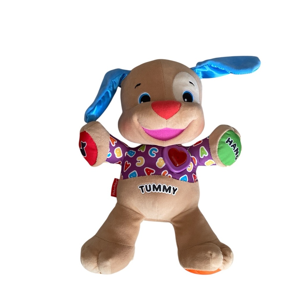 Fisher Price Laugh and Learn Dog Puppy ABC Talking Plush Musical Toy Learning